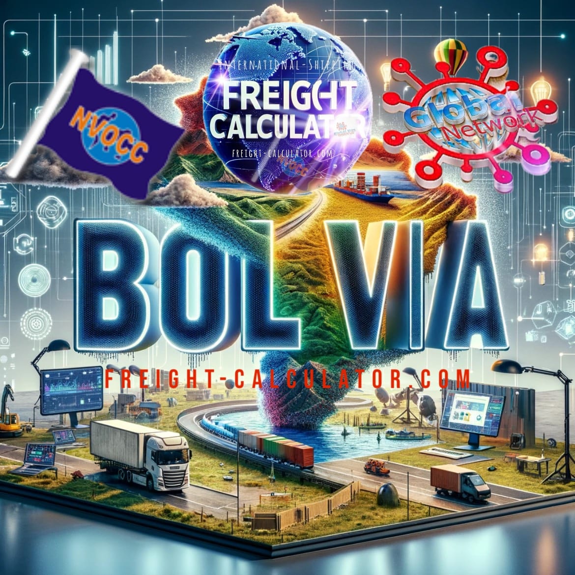 Freight Charges Calculator To BOLIVIA