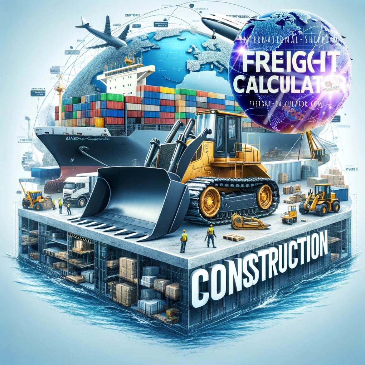SHIPPING CARS AND CONSTRUCTION MACHINERY
