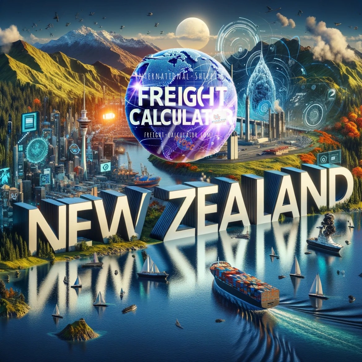 Freight Charges Calculator To NEW-ZEALAND