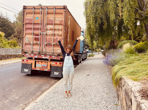 shipping container load